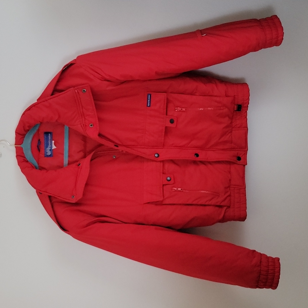 Sportscaster Vintage Red Puffer Jacket M